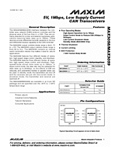 DataSheet MAX3058 pdf